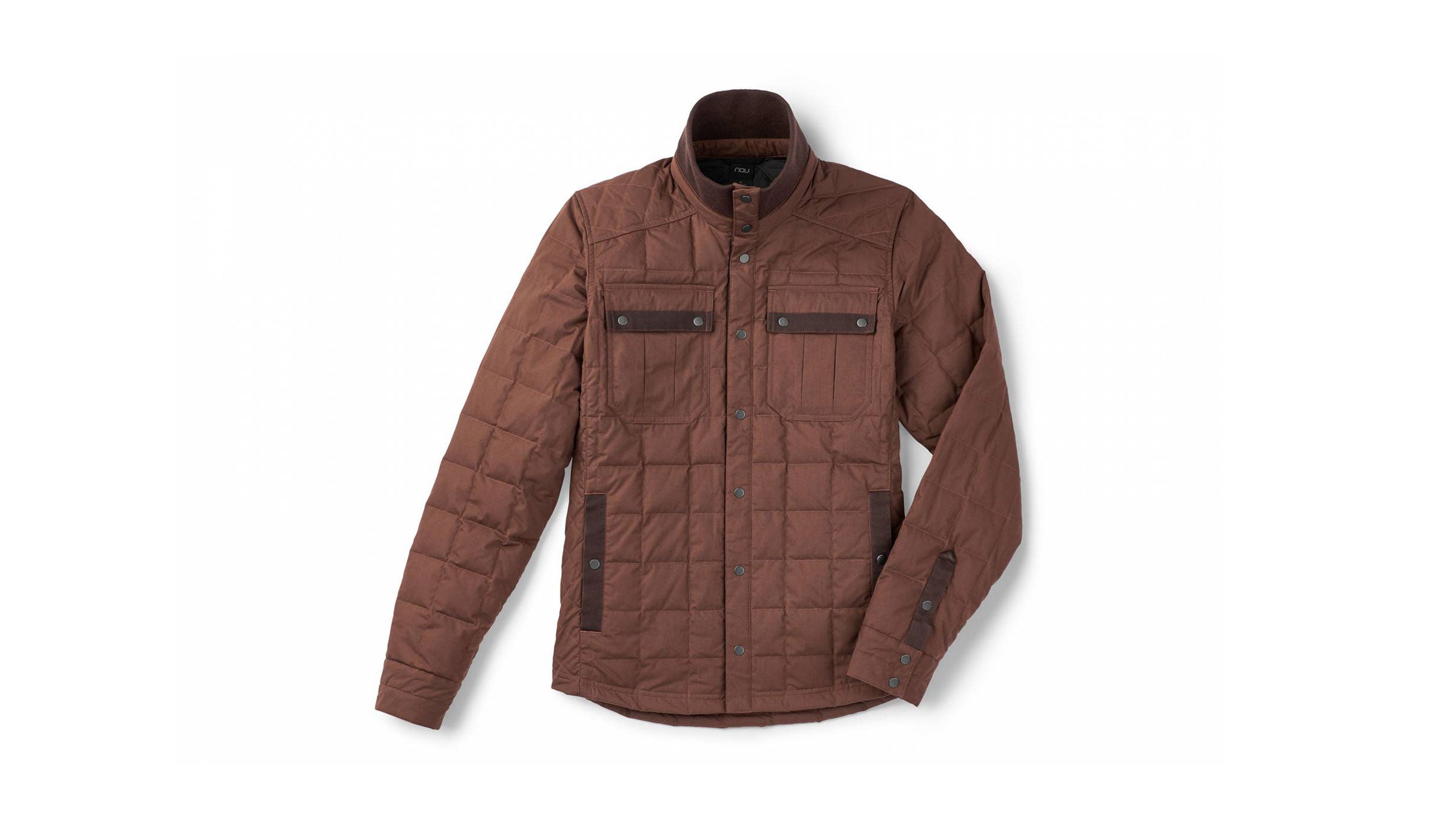 Nau men's wool shop down shirt jacket