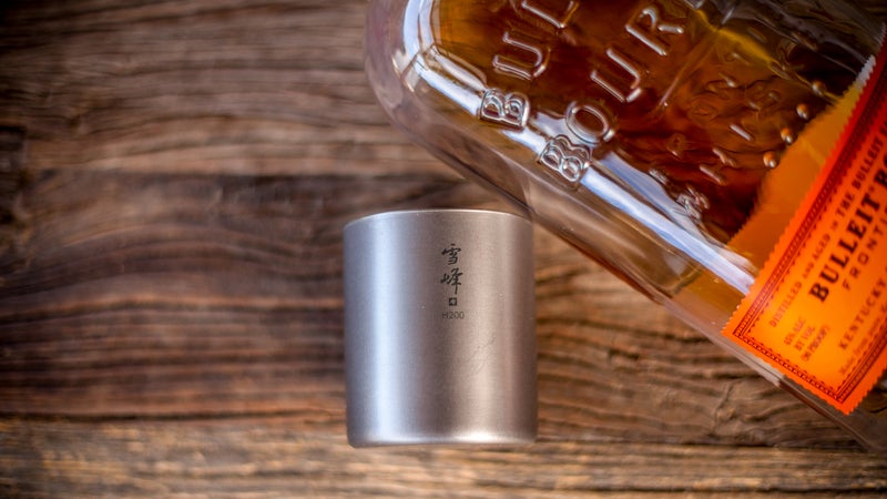 Stainless Steel Whiskey Glass with Lid