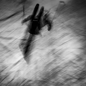 Adam Roberts on the north island of Japan, flying through the trees