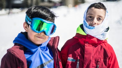 Two 9-year-old Coombs Foundation participants.