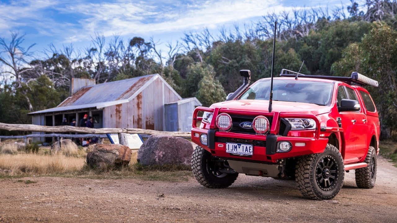 A fully-kitted Ranger in the outback. 