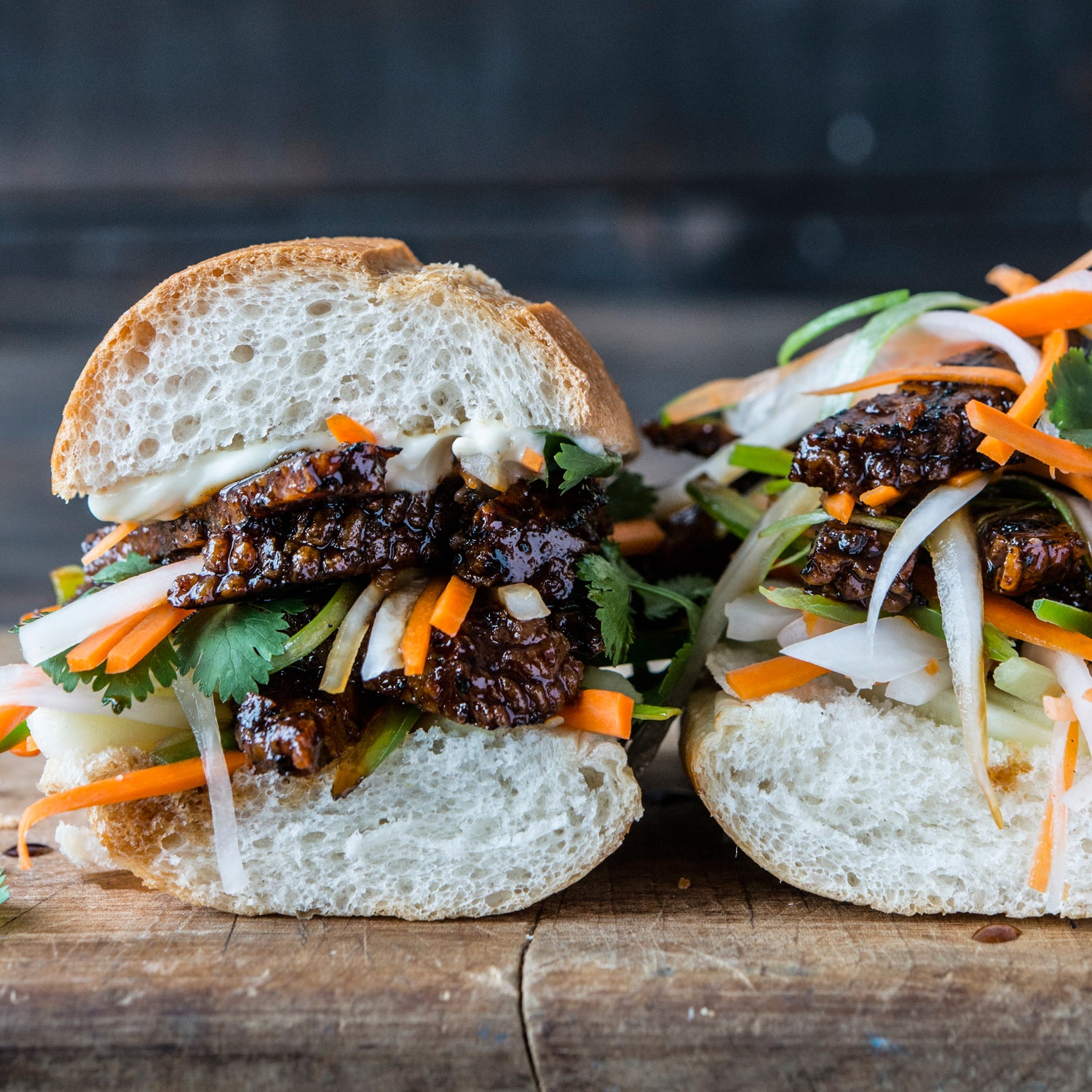 Smoky banh mi, from the 'Field Roast' cookbook.