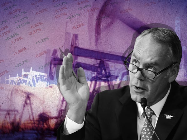 Interior Secretary Ryan Zinke testifies during a Senate Energy and Natural Resources Committee hearing on Capitol Hill, on June 20, 2017 in Washington, DC.