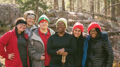 The Georgia women hiking in Colorado’s Indian Peak Wilderness