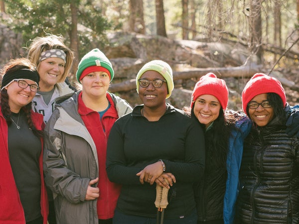 The Georgia women hiking in Colorado’s Indian Peak Wilderness