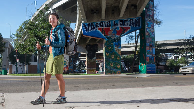 “I know through-hikers who walk 200 miles every summer and in the off-season sit at their desk and don’t consider walking their city,” Thomas says.