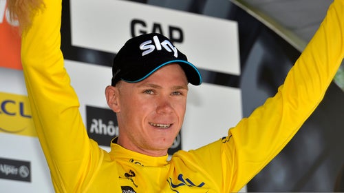 Chris Froome GBR of Team Sky during stage 4 of the 66th edition of the Criterium du Dauphine Libere from Montelimar to Gap.