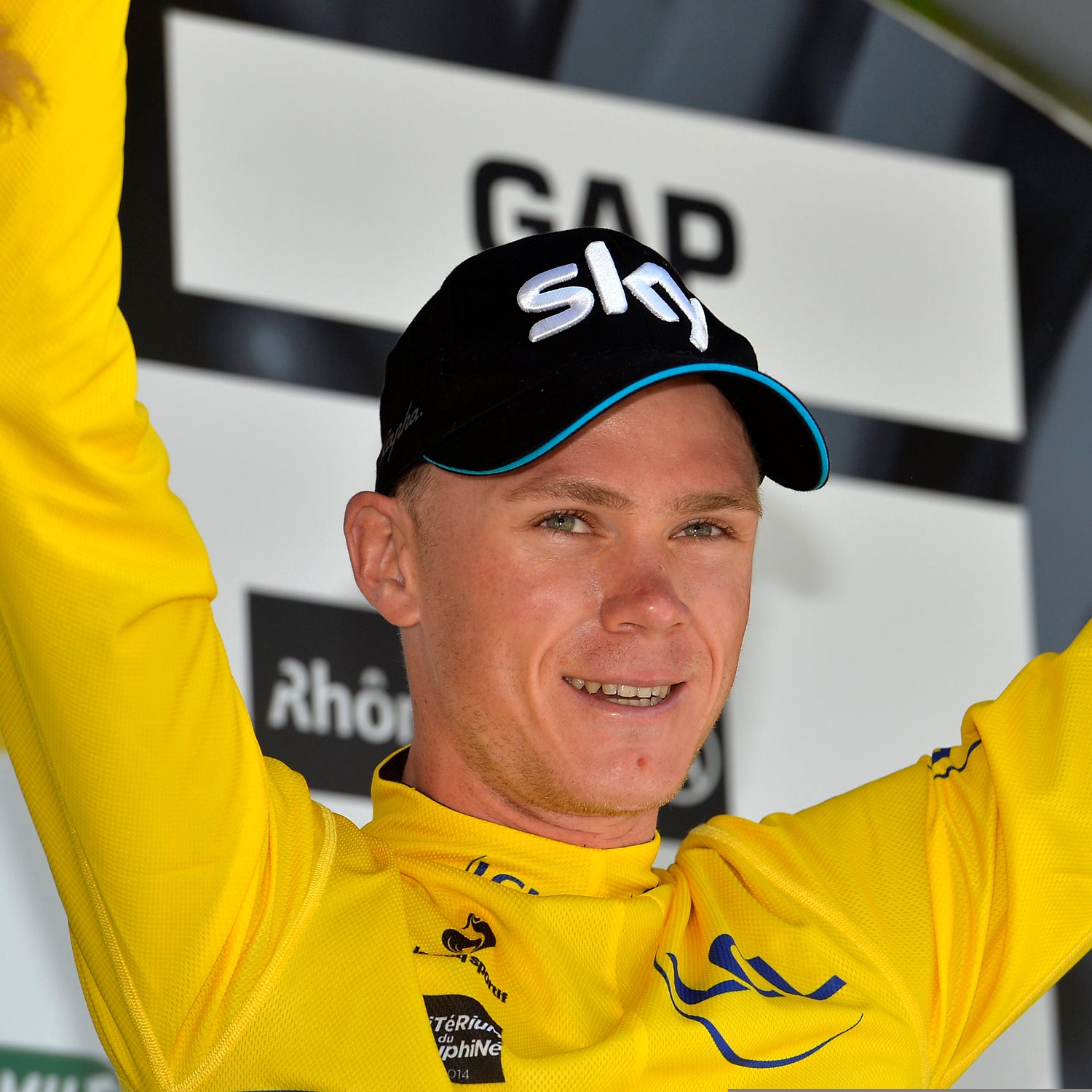 Chris Froome GBR of Team Sky during stage 4 of the 66th edition of the Criterium du Dauphine Libere from Montelimar to Gap.