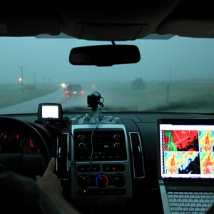 While most run the other way, storm chasers head right for the danger.