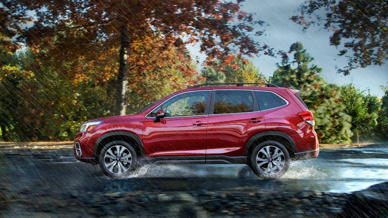 The Forester is larger in every dimension. Subaru has yet to release weight or price figures.