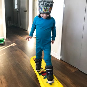 Graphic designer Shannon Visteisen wanted to create a line of kids base layers that would grow with her son, Gunner.