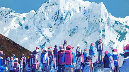 Mountaineering is big business in Nepal.