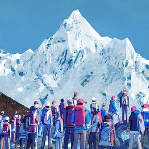 Mountaineering is big business in Nepal.