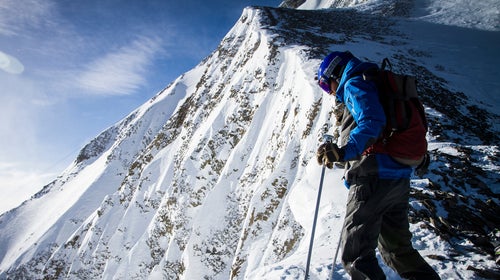 Dropping in at Big Sky Resort.