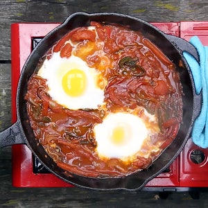 Camp Stove Chilaquiles - Fresh Off The Grid