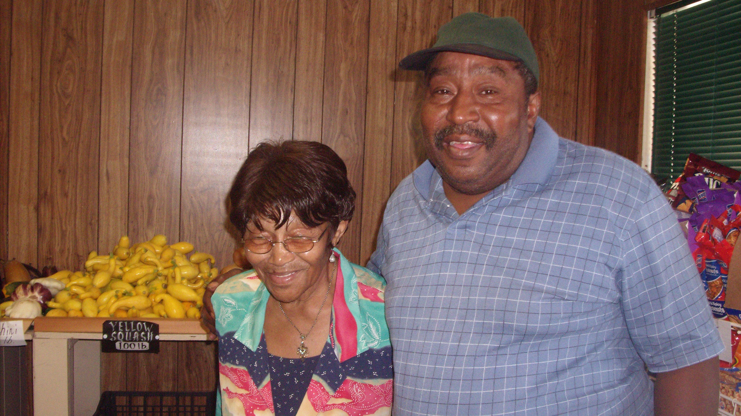 Graham's grandmother Mary Emma and father, Dennis