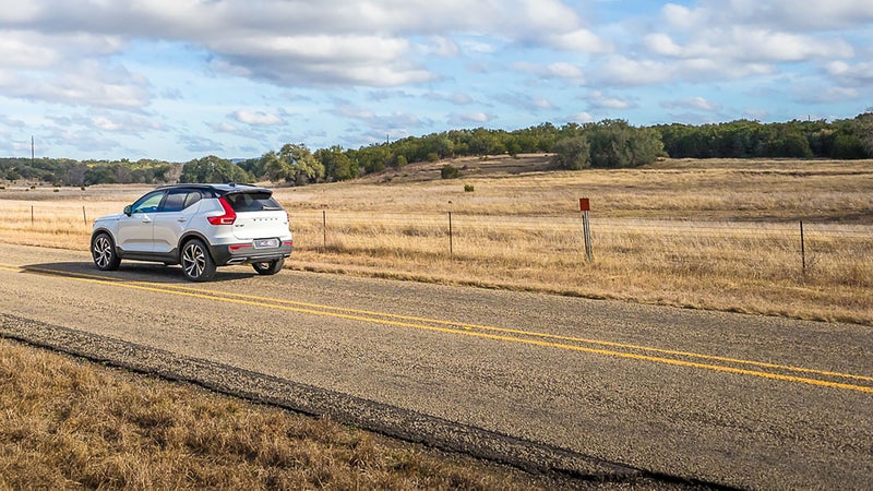 Road trip? The XC40 would make it as relaxing, and easy as possible, with plenty of room for four and their luggage.