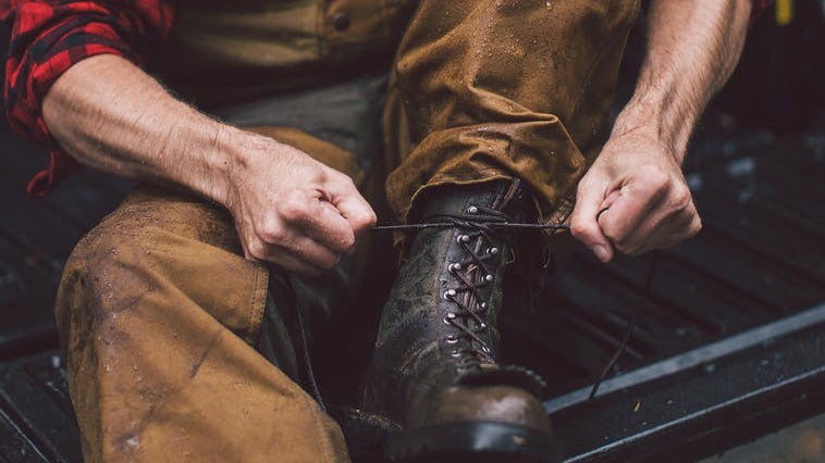 Waterproof your tin cloth and leather coats with Filson's Oil Finish Wax