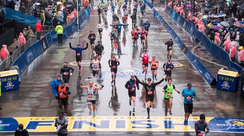 No individual triumph at the 122nd Boston Marathon could eclipse the spectacle of the event itself.