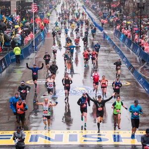 No individual triumph at the 122nd Boston Marathon could eclipse the spectacle of the event itself.