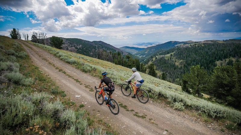 Dirt road riding above Helena.