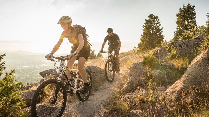 Mountain biking in Butte.