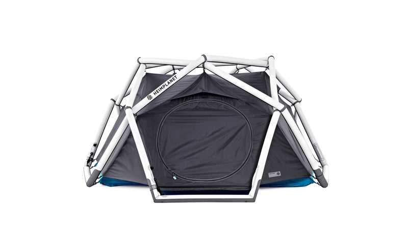 Virtually half of episode one takes place right in front of this tent. We doubt the tiny German company paid for the placement, so it was likely just the happy result of making something futuristic looking.