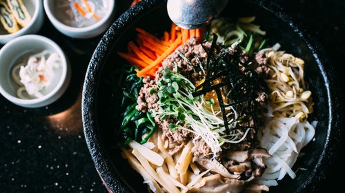 A delicious meal that covers all your all of your nutritional bases—lots of protein and your RDA of vegetables—without much cleanup.