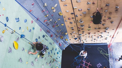 Consider the rock gym a personal trainer for perseverance.