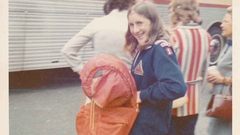 The author during her Girl Ranger years.