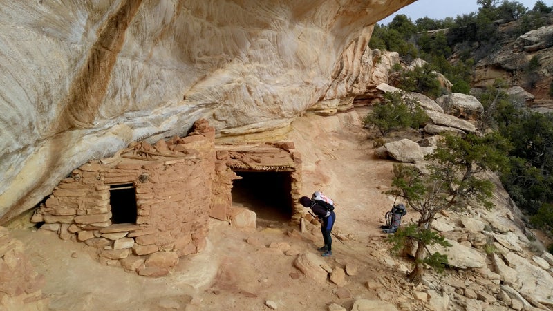 Yellow House Ruins, upper Sheiks Canyon.