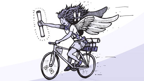 Not only are there still bicycle messengers, but the world of commercial cycling has become even more diverse and nuanced thanks to the advent of app-based delivery services.