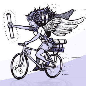 Not only are there still bicycle messengers, but the world of commercial cycling has become even more diverse and nuanced thanks to the advent of app-based delivery services.