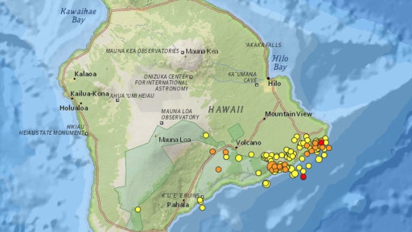 Hawaii's Kilauea Volcano Erupts