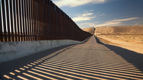 They have a canine unit. A motorcycle unit. Even a SWAT unit. What they do not have is a border patrol unit.