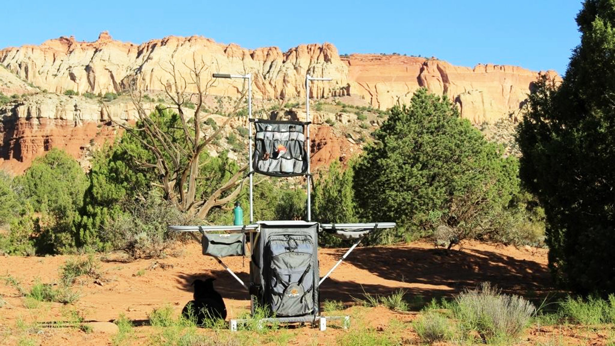 The Mesa 1, Grub Hub’s flagship product, is a 45-pound portable kitchen setup that packs into a rollable case.