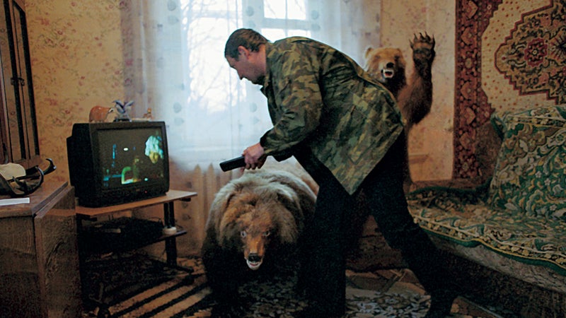 "Sometimes it gets lonely, just the three of us": Pavel, a Russian hunter, in his apartment outside Petropavlovsk-Kamchatsky
