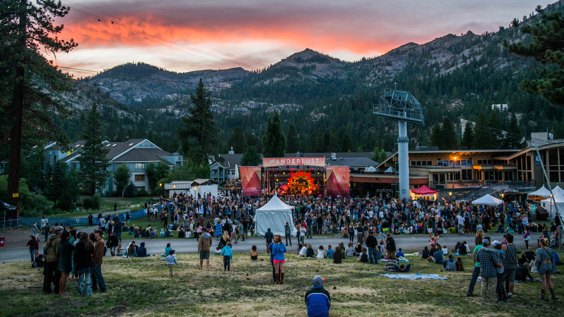 Wanderlust is a four-day yoga festival at the base of California’s Squaw Valley ski area, but even if you’re not a hardcore yogi, there are plenty to do including guided hikes, body painting, slacklining, community cookouts, and meditation clinics.