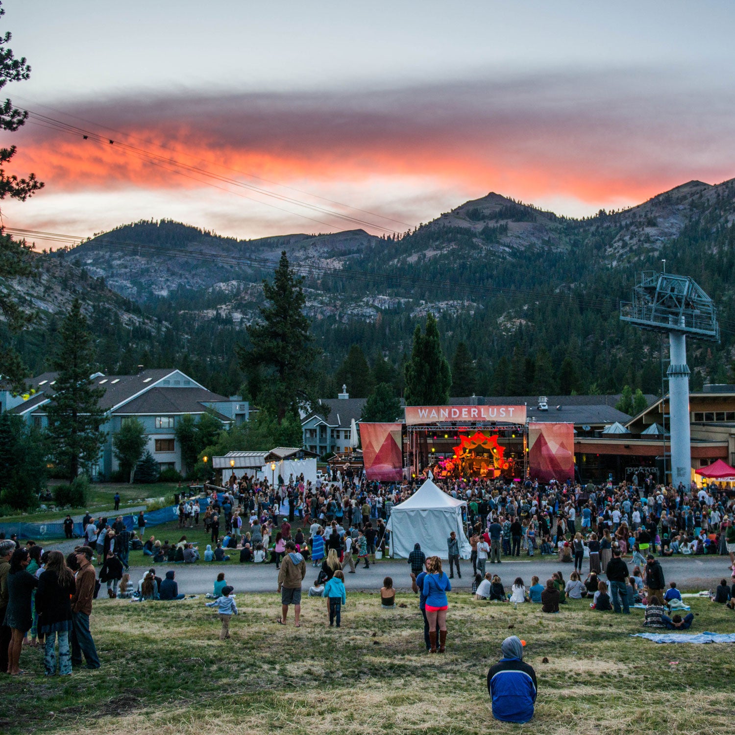 Wanderlust is a four-day yoga festival at the base of California’s Squaw Valley ski area, but even if you’re not a hardcore yogi, there are plenty to do including guided hikes, body painting, slacklining, community cookouts, and meditation clinics.