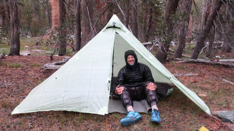 An insulated jacket (and pants) are crucial for maintaining body heat with minimal weight. Bonus: Wear them at night聽so you can carry a lighter sleeping bag.