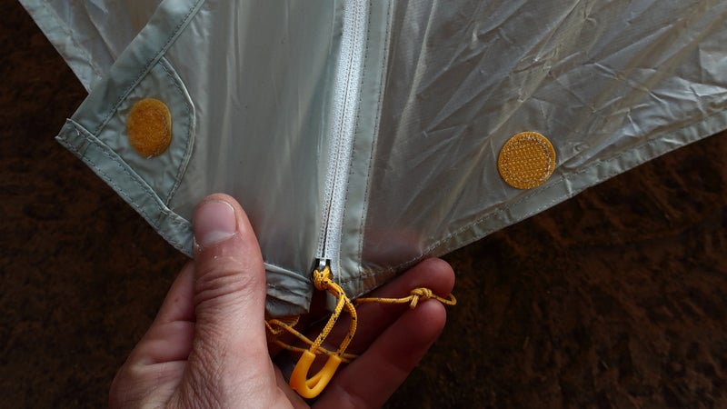 The #3 zippers on the fly and inner are lighter but less reliable than #5.