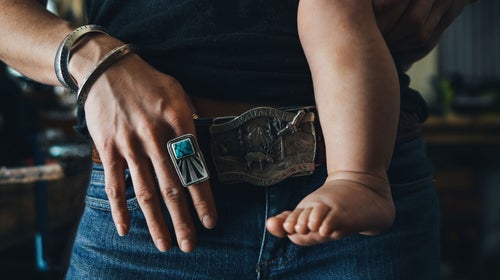 Lewis’ stuff has nicks and scratches; it’s rugged, raw, and flawed. But the way she sees it, that’s how the mountains should be.