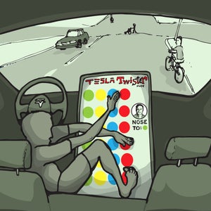 Musk wants to give us traffic-less roads and our cars, too.