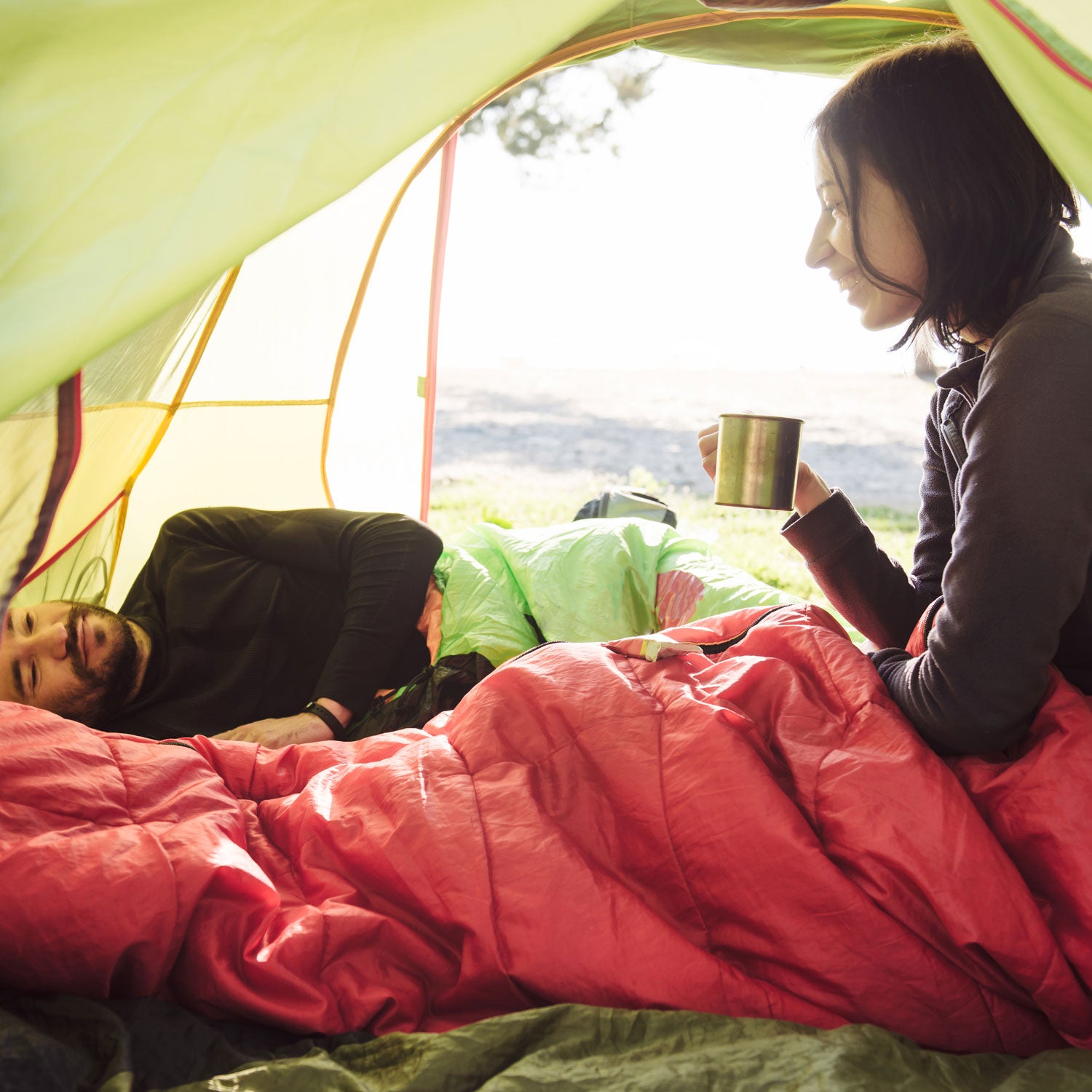 Travel sleeping outlet bag liner