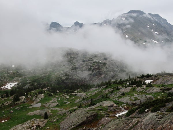Lost Tribe Lakes in Colorado’s Indian Peaks Wilderness after a violent afternoon monsoon storm