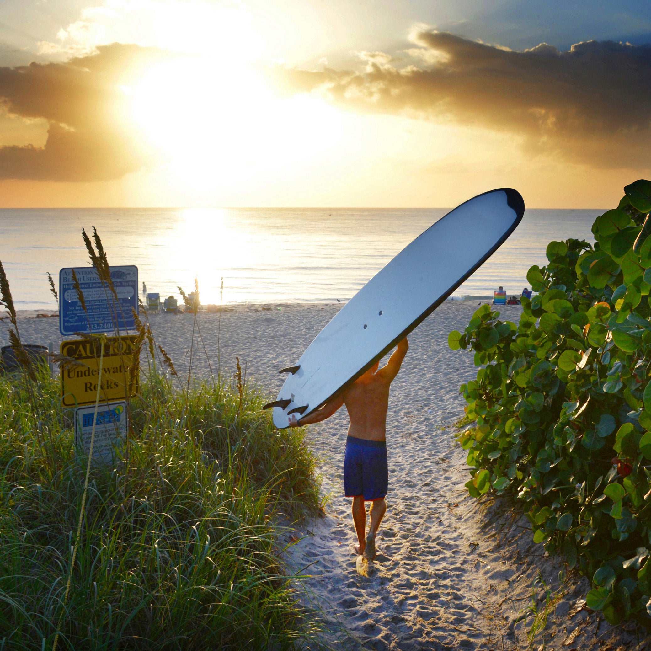 Lake Worth, Fla. -- Lake Worth Beach has long been an attraction for surfers because the pier creates sandbars making Lake Worth one of the most consistent surfing spots in South Florida. Photo by Peter W. Cross