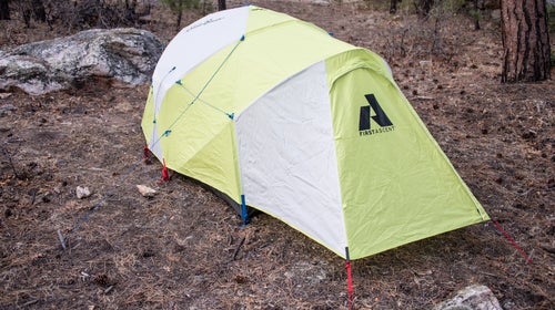 This tent is lighter than the three-person version, at 10 pounds, but it’s still burly and laden with details that make it ideal for gnarly, high-alpine weather.