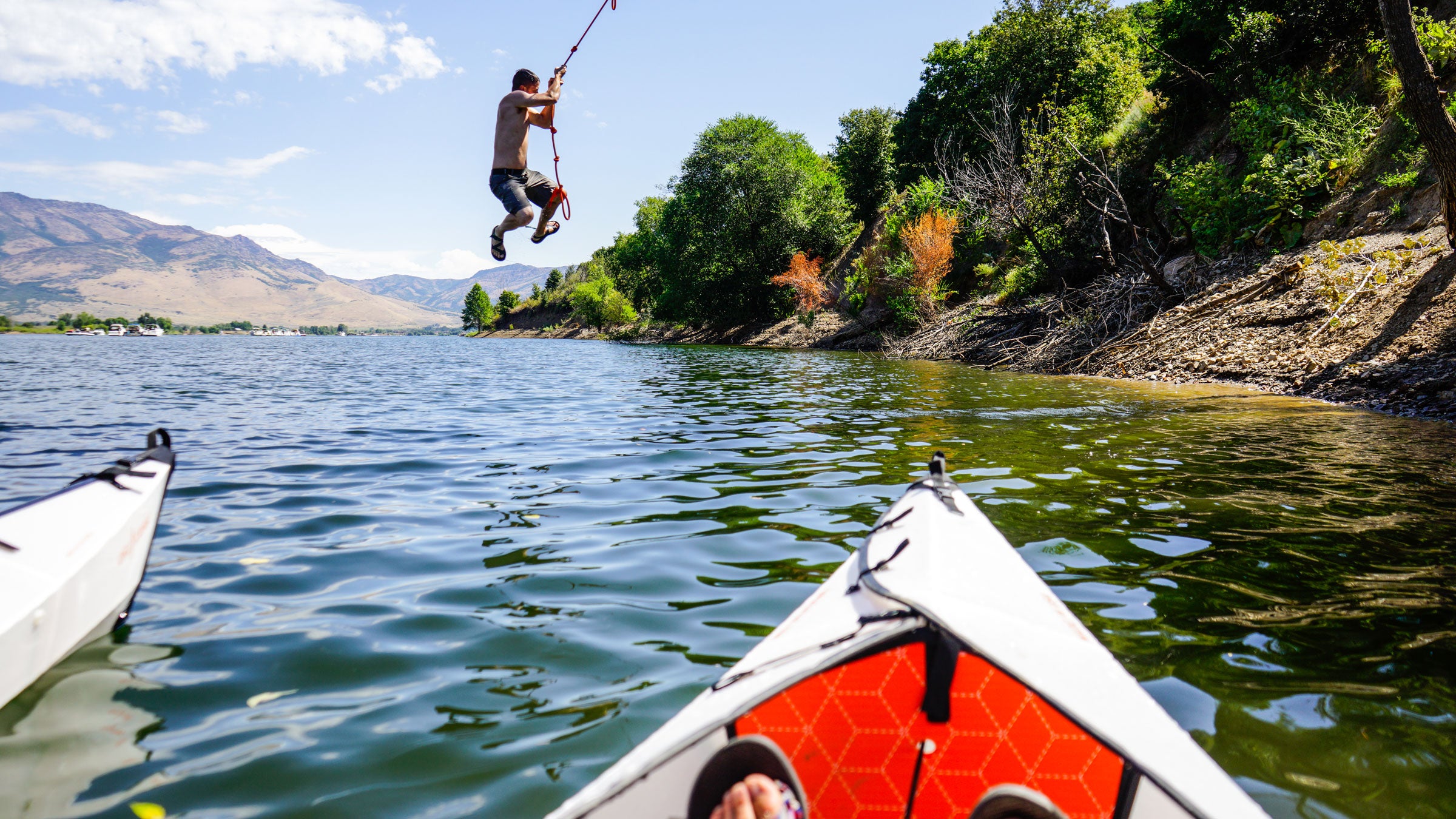 Thanks to ample sunlight, in a single day you can squeeze in a pre-breakfast trail run, a midday paddle, and an afternoon mountain bike ride before capping it off with moonlit yoga.