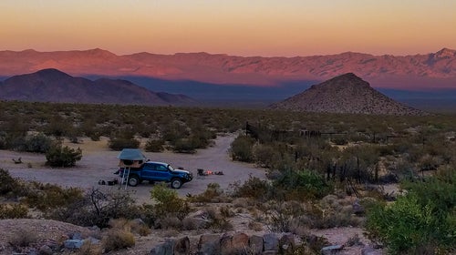 Lonely night on the Mojave Road.