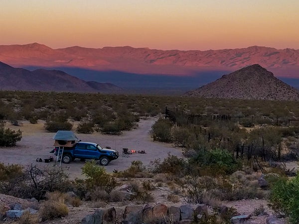 Lonely night on the Mojave Road.